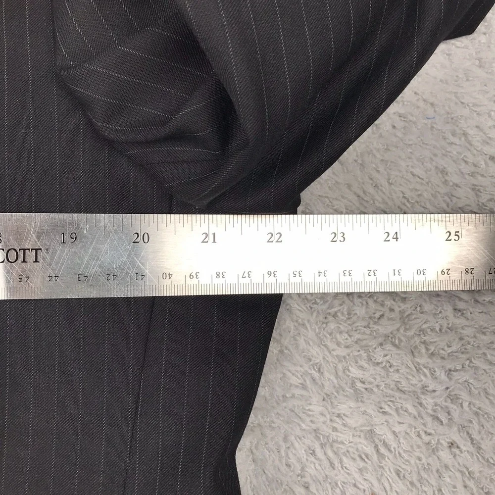 346 Brooks Brothers Sport Coat Mens 42 Striped Wool Stretch Blazer Jacket